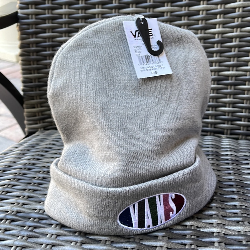 Vans WM Breakin Curf Grey Beanie Skateboarding Hat Women & Men VN0A5GUV85T - Picture 9 of 16